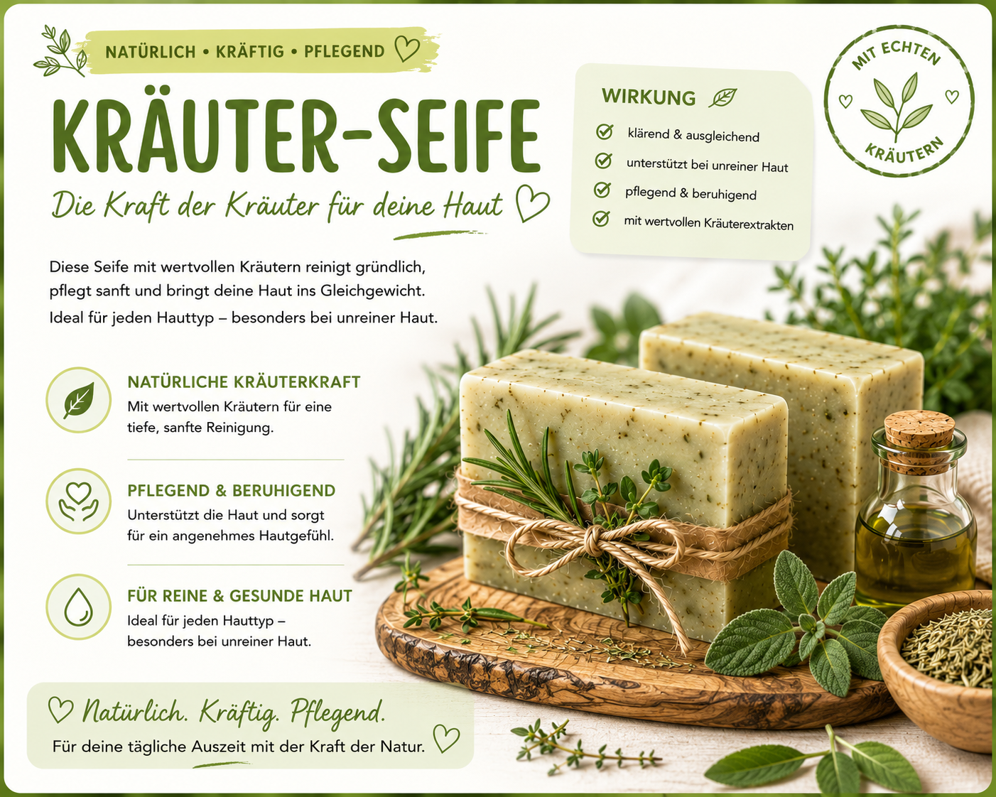 Kräuter Seife