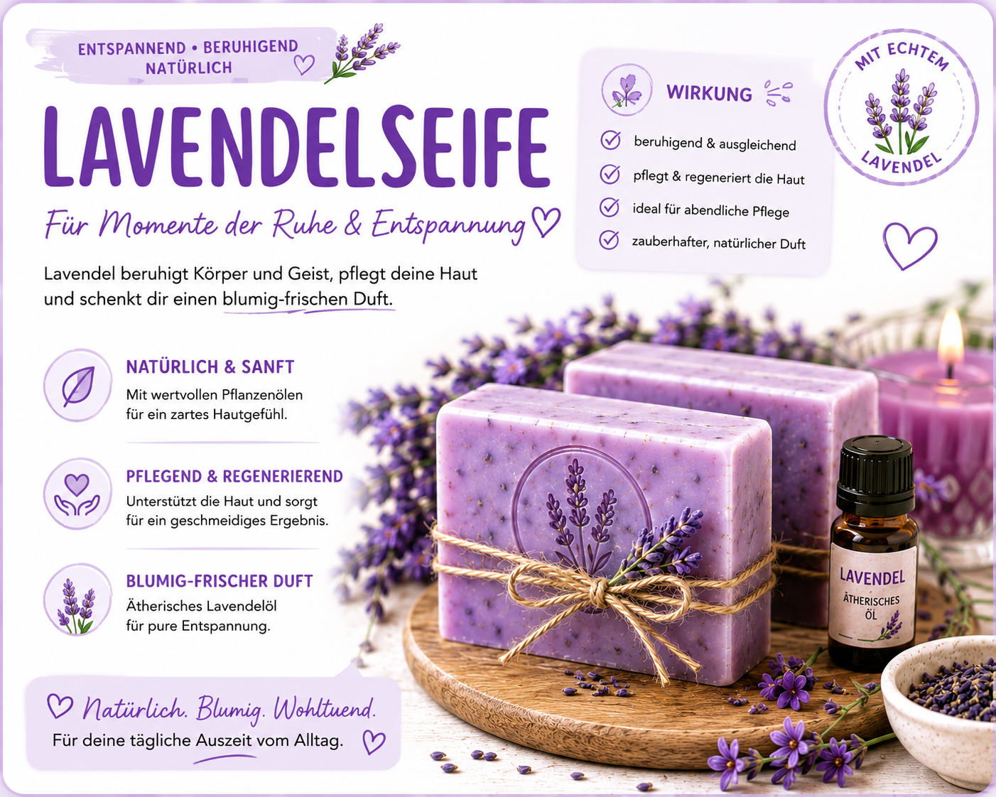 Lavendel Seife