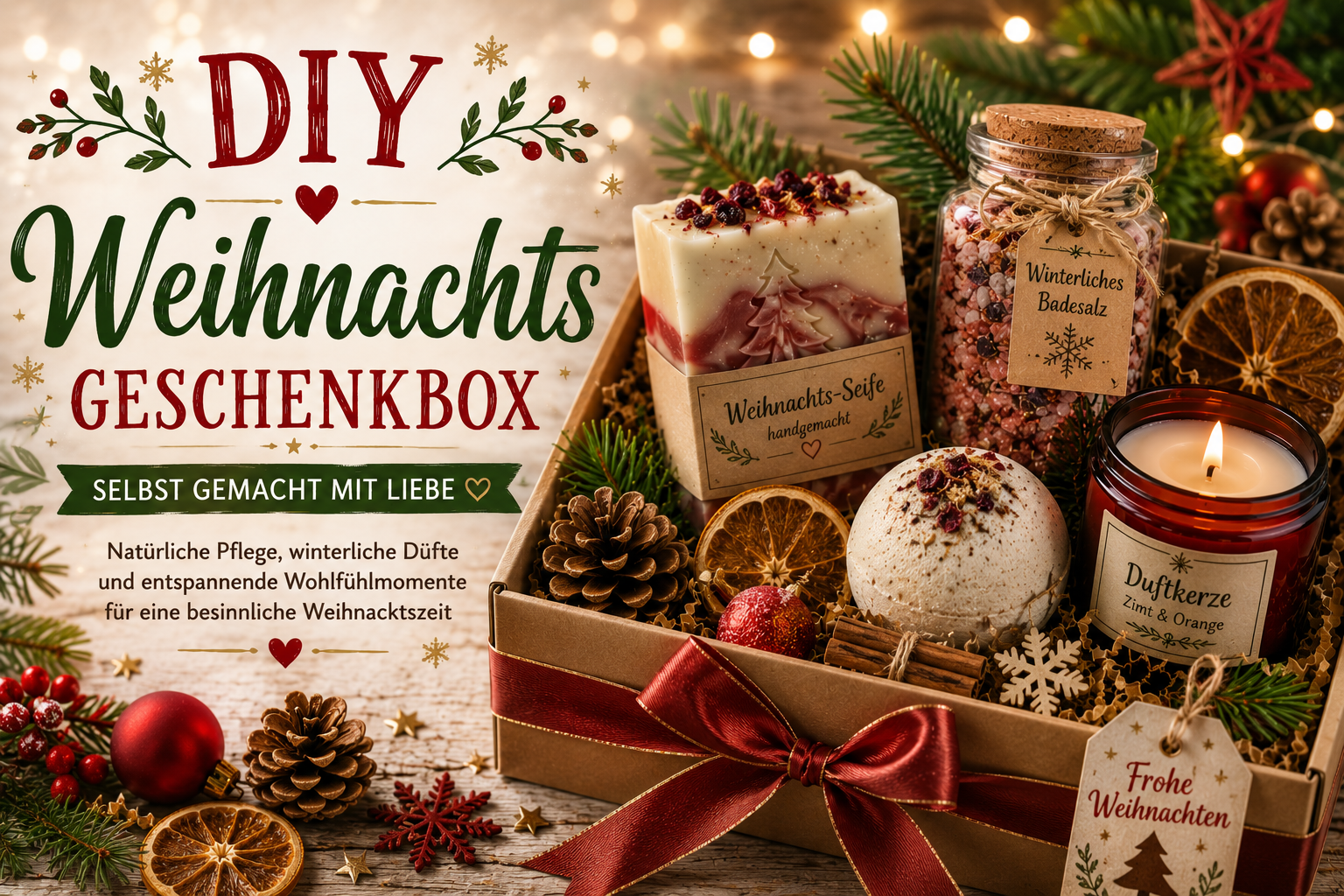 DIY Weihnachts Geschenkebox