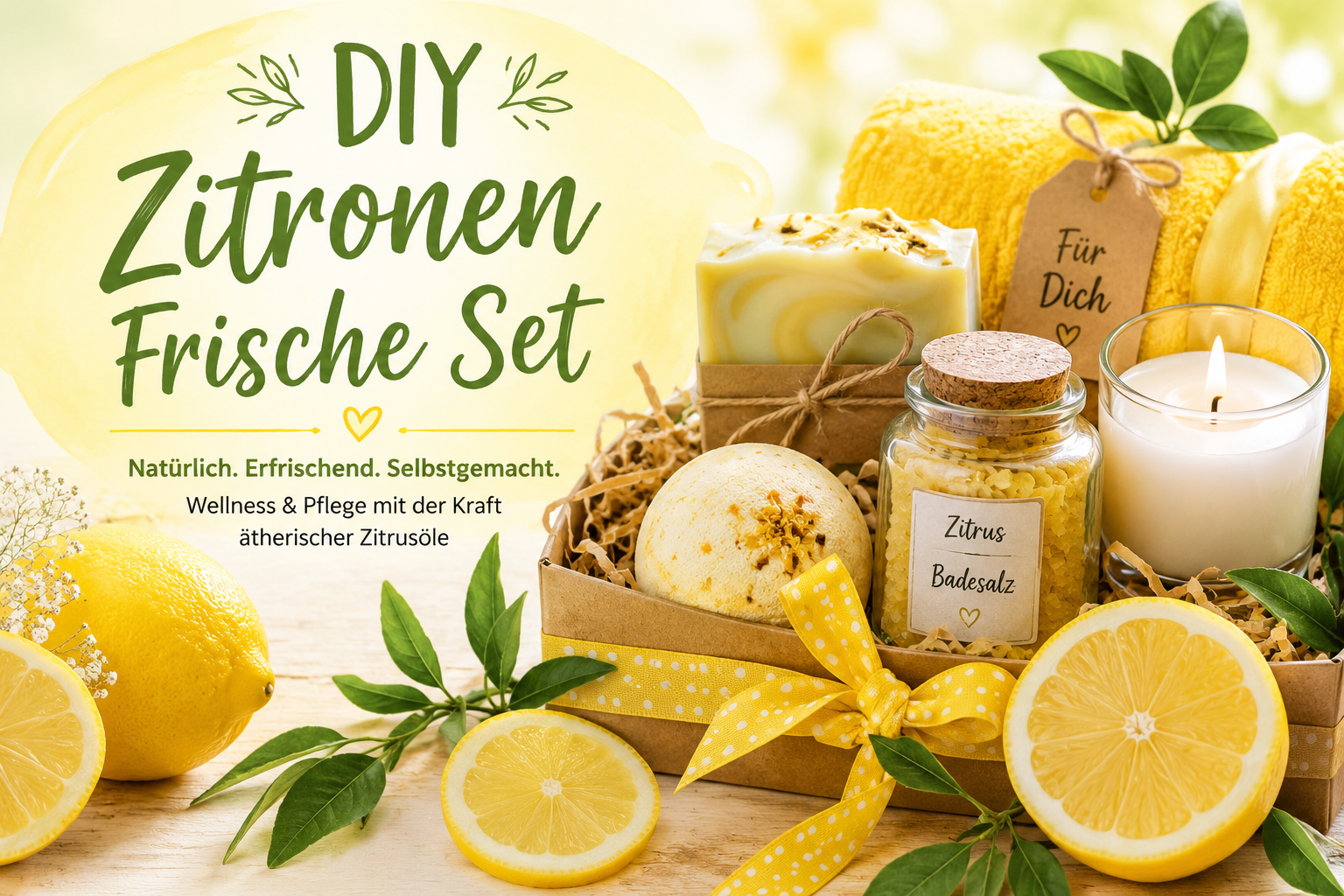 DIY Zitrus Frische Set